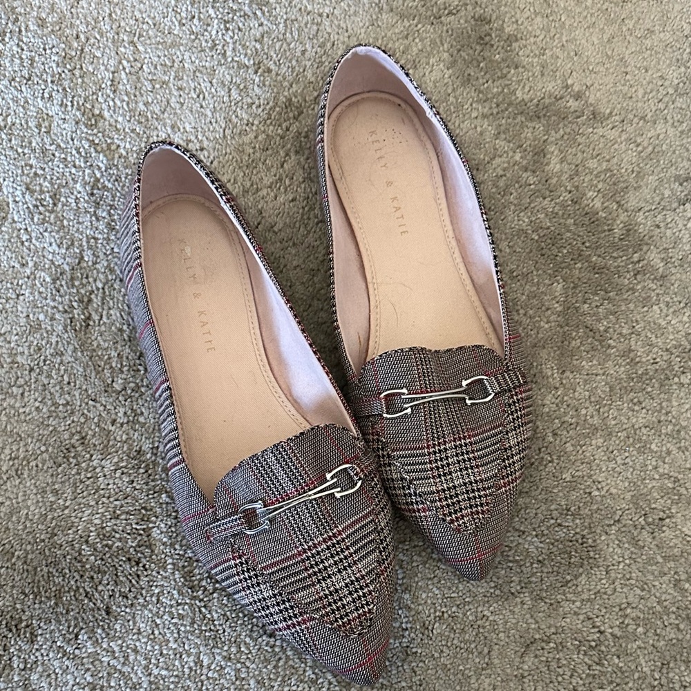 Stylish Plaid Loafers